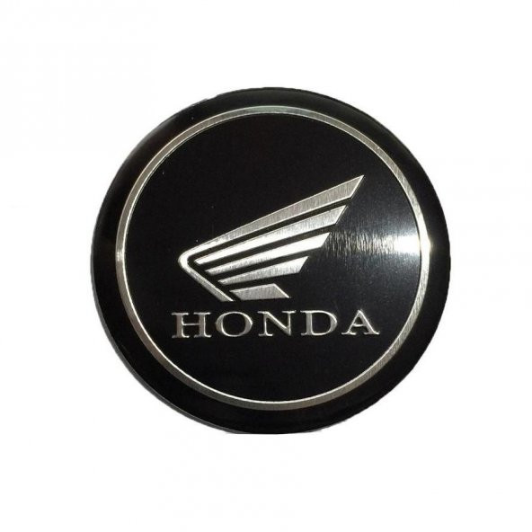 Yuvarlak Honda Logo Alüminyum Sticker Etiket UYUMLU