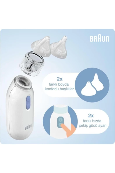 BRAUN Bna100 Eu Nasal Burun Aspiratörü - 4