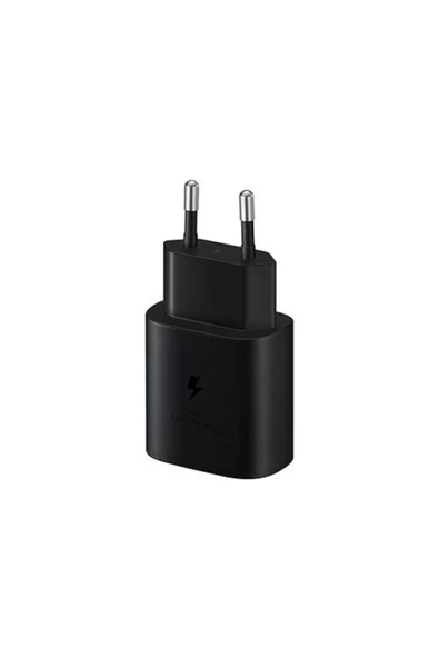 Samsung Galaxy S24 Plus Type-C Fast Şarj Adaptörü 25W Siyah (Samsung Türkiye Garantili) - 3