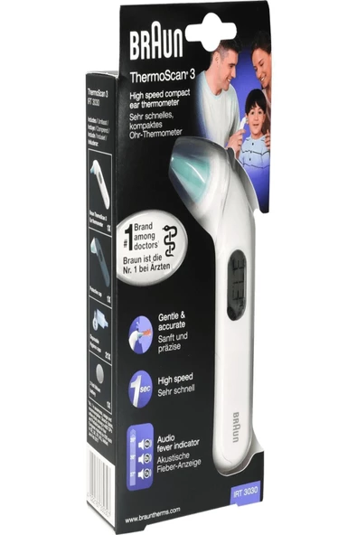 BRAUN Thermoscan 3 Braun Kulaktan Ateş Ölçer - 3