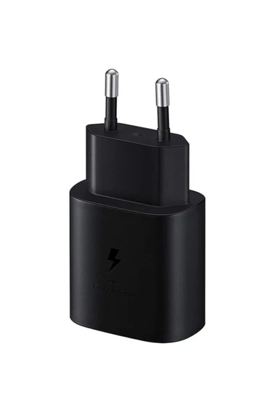 Samsung Galaxy M14 5G Fast Charging 25W Type-C Çıkışlı Kablolu Şarj Aleti Siyah(Samsung Türkiye Gara - 2