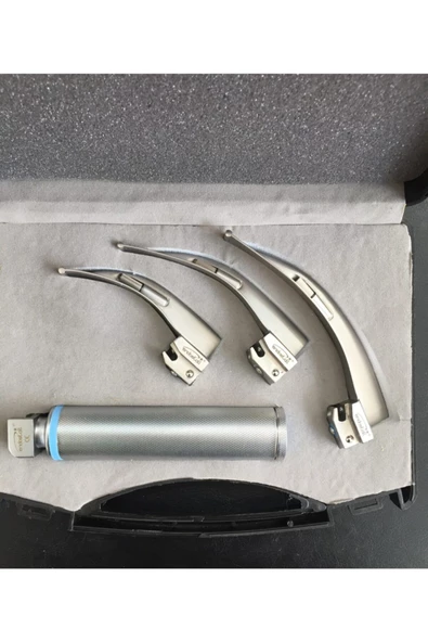 ENDOSTALL Laringoskop Seti 3 Bleytli Işıklı - 5