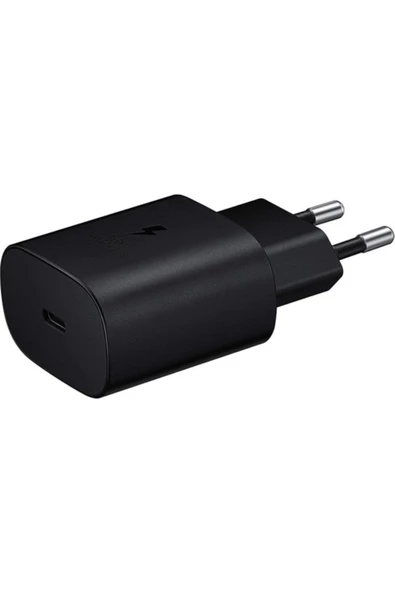 Samsung Galaxy M14 5G Fast Charging 25W Type-C Çıkışlı Kablolu Şarj Aleti Siyah(Samsung Türkiye Gara - 3