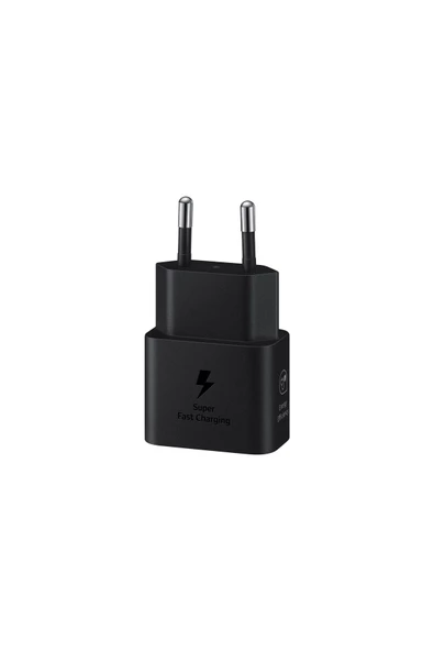 Samsung EP-T2510N 25W Type-C Hızlı Şarj Adaptörü Siyah Samsung Türkiye Garantili