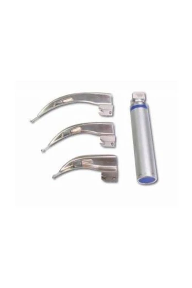 ENDOSTALL - Laringoskop Seti 3 Palalı - Kutulu - Macintosh 1-2-3 Numara