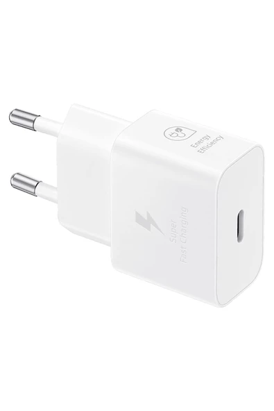 Samsung EP-T2510N Type-C 25 W Hızlı Şarj Adaptörü Beyaz - 4