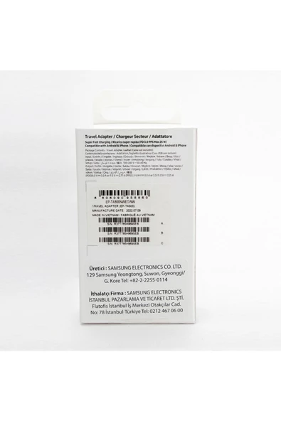 Samsung Galaxy S10 5G Type-C Fast Şarj Adaptörü 25W Beyaz (Samsung Türkiye Garantili) - 5