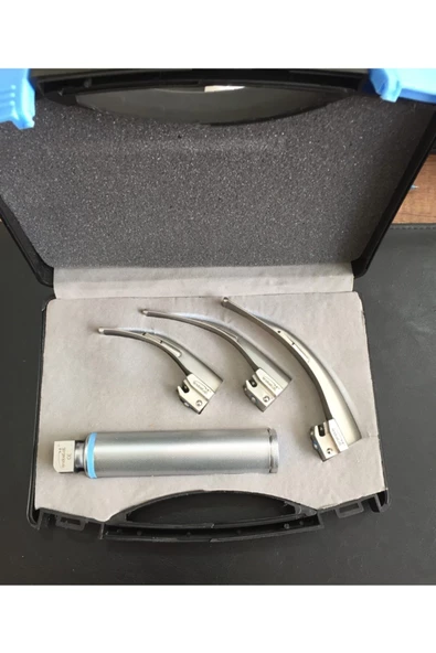 ENDOSTALL Laringoskop Seti 3 Bleytli Işıklı - 4