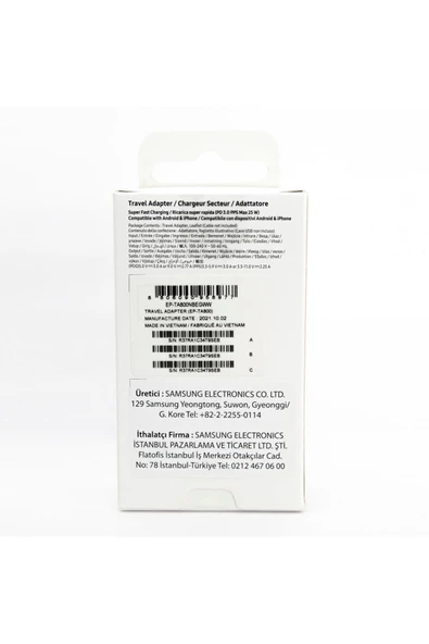 Samsung Galaxy A52S 5G Type-C Fast Şarj Adaptörü 25W Siyah (Samsung Türkiye Garantili) - 5