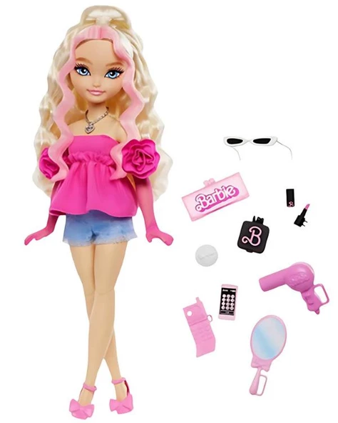 Barbie Dream Besties Barbie Malibu Bebek ve Aksesuarları HYC21 - 2