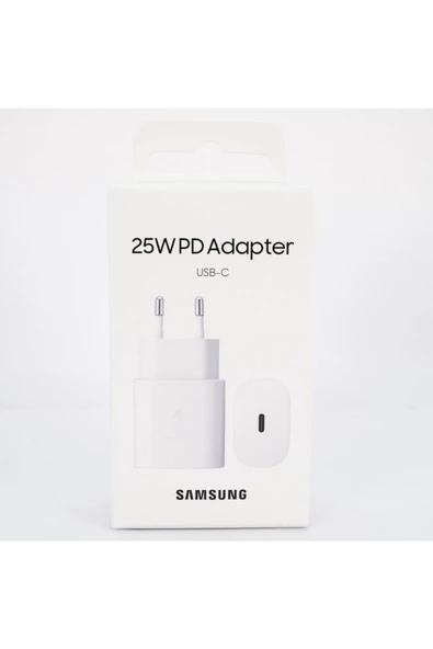 Samsung Galaxy Note 10 Lite Type-C Fast Şarj Adaptörü 25W Beyaz (Samsung Türkiye Garantili) - 4
