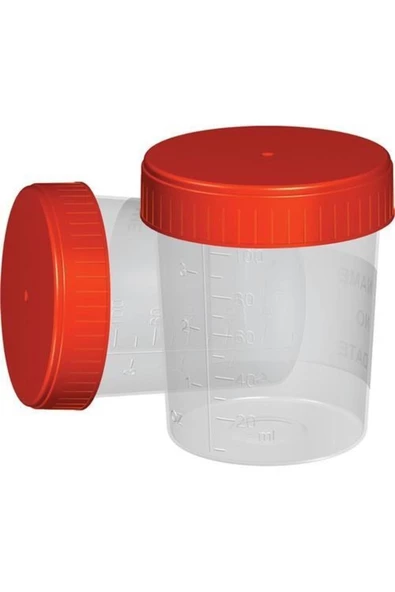 Steril Idrar Numune Kabı 100ml 100 Adet