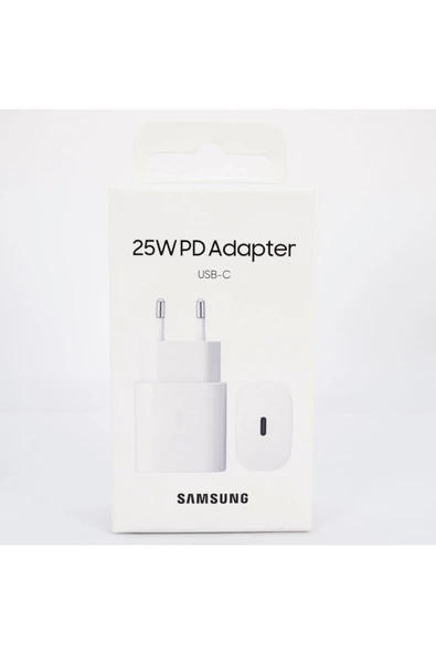 Samsung Galaxy A24 Type-C Fast Şarj Adaptörü 25W Beyaz (Samsung Türkiye Garantili) - 4