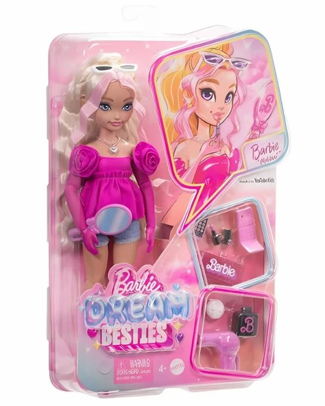 Barbie Dream Besties Barbie Malibu Bebek ve Aksesuarları HYC21