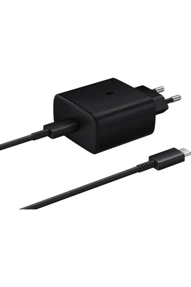 Samsung Galaxy S20 Ultra Fast Charging 45w Type-c Şarj Aleti Siyah ( Türkiye Garantili)