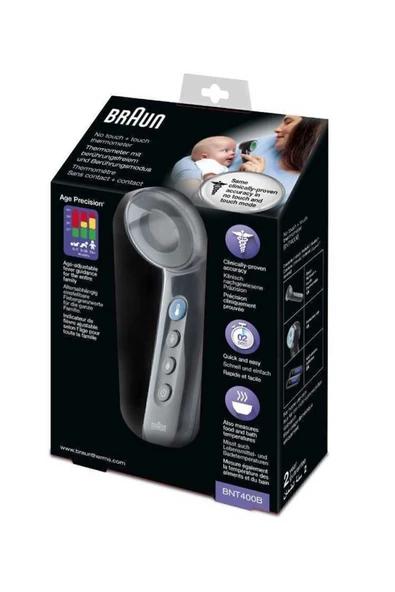 Braun BNT 400 Alından Temassız Ateş Ölçer Siyah - 2