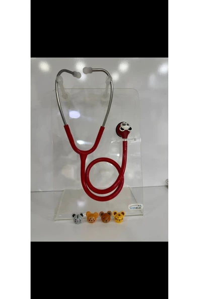 ENDOSTALL pediatrik steteskop kirmizi