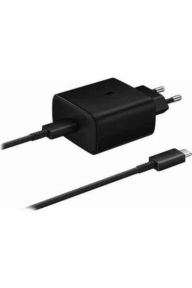 Samsung TA800 Fast Charg. 25W Type-C Şarj Aleti Siyah (Samsung Türkiye Garantili) - 2