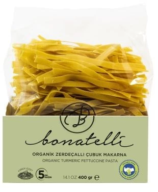 PASTA BONATELLİ ORGANIK ZERDEÇALLI ÇUBUK MAKARNA 400GR