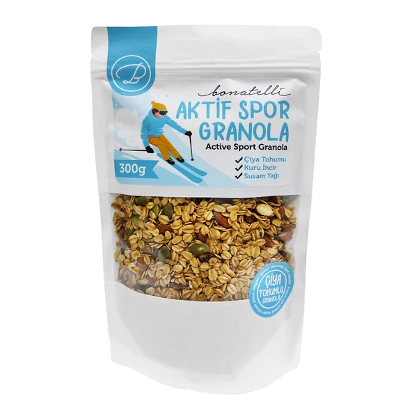 PASTA BONATELLİ AKTİF SPOR GRANOLA 300 GR
