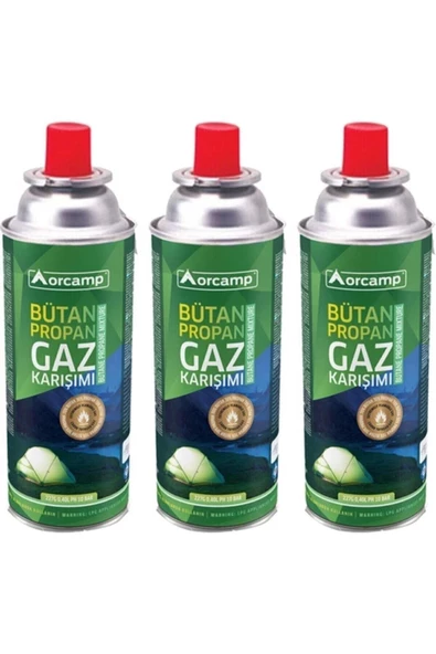 Orcamp Bütan Propan Gaz Kartuşu 227gr Kts227-3'lü