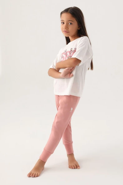 U.S. POLO ASSN KİDS KIZ GARSON İKİLİ TAKIM US1801-G - 3