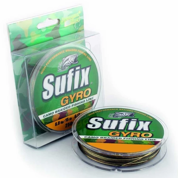 Sufix Gyro Braid 0.35mm 600m Camo İp Misina 13.6kg Çeker