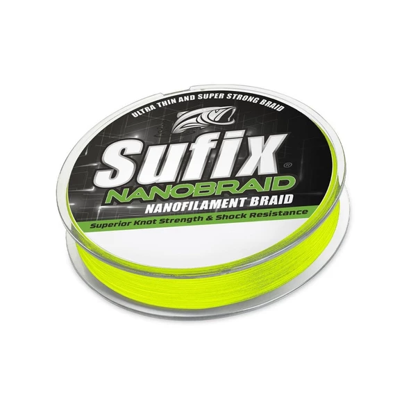 Sufix Nano Braid 0.08mm 100m Neon Chartreuse İp Misina 3.7kg Çeker ürün görseli
