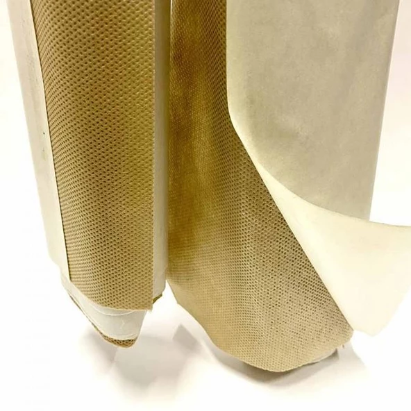 Yapışkanlı Çanta Astar Tela ( 100x80 Cm ) Bej