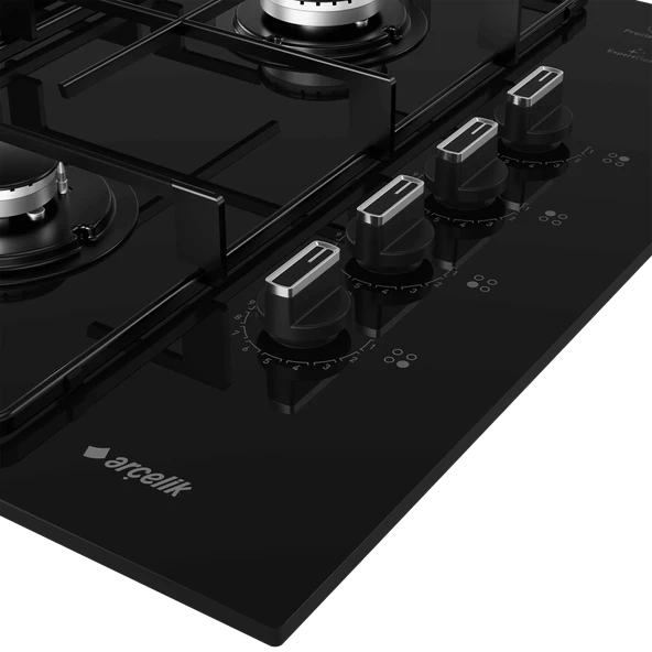 Arçelik OCD D 651-1 EKS Gazlı Cam Tablalı Ocak - Resim 4