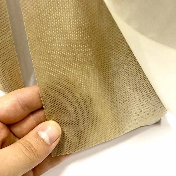 Yapışkanlı Çanta Astar Tela ( 100x80 Cm ) Bej - 2