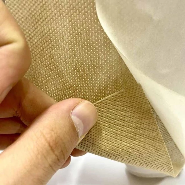 Yapışkanlı Çanta Astar Tela ( 100x80 Cm ) Bej - 3