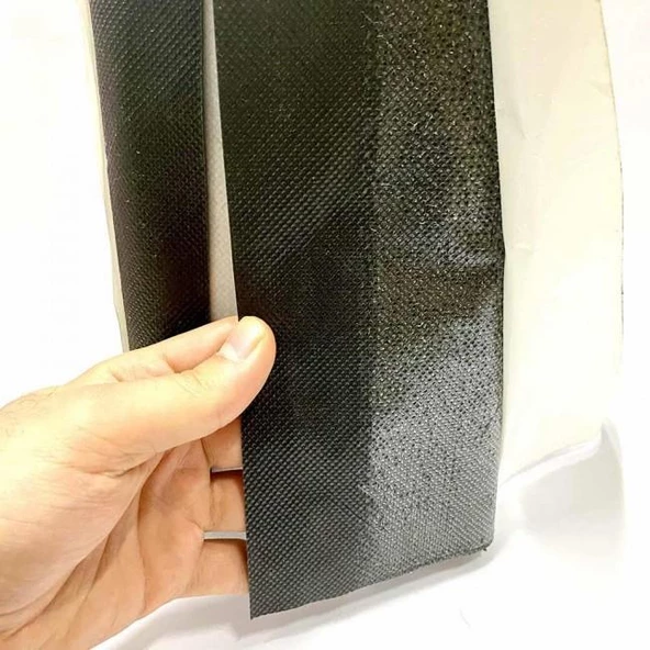 Yapışkanlı Çanta Astar Tela ( 100x80 Cm ) Siyah