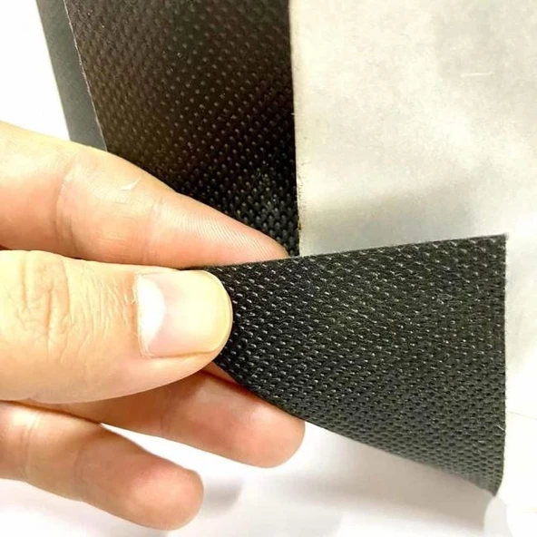 Yapışkanlı Çanta Astar Tela ( 100x80 Cm ) Siyah - 2