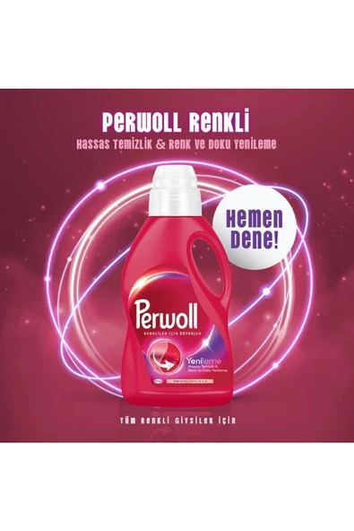 Perwoll Sıvı Çamaşır Deterjanı 1,5 lt Renkliler 4 Adet - 5