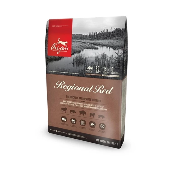 Orijen Regional Red Köpek Maması 2kg - Tüm ırklar için