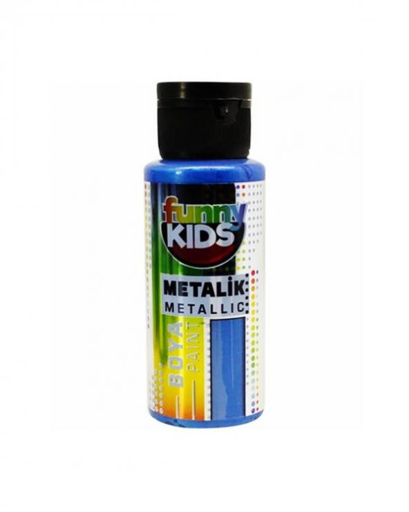 Funny Kids Metalik Boya Mavi 70cc