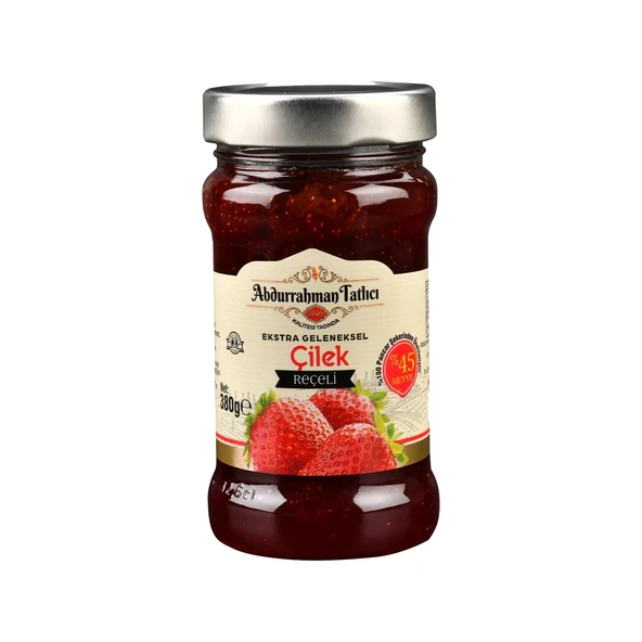 Abdurrahman Tatlıcı Çilek Reçeli 380 gr Cam x 3 Adet - 2