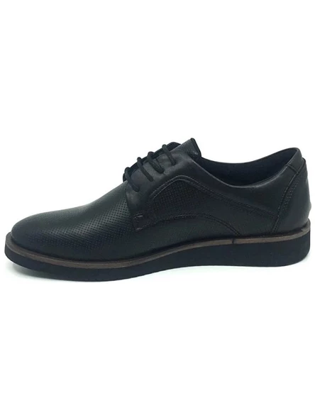 Conteyner 192-24 Baskılı Deri Casual Erkek Ayakkabı - Resim 3