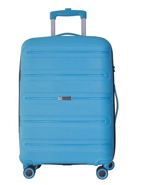 Vegmann Polipropilen (PP) Atlas Mavi Orta Boy Valiz - Resim 2