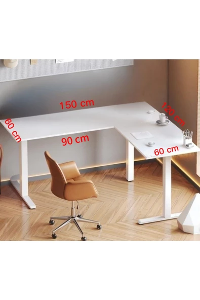 anka design  FURKAN L ÇALIŞMA MASASI - 3