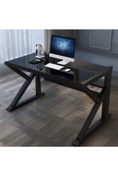anka design  Atlas Camlı Bilgisayar Masası