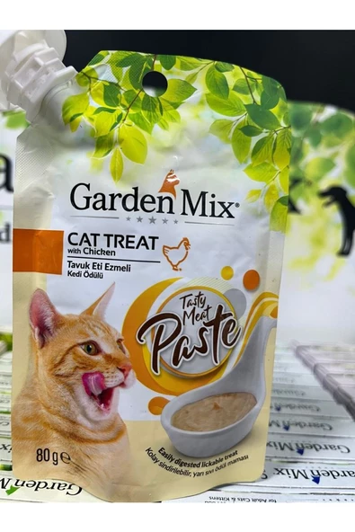 Garden Mix Paste Tavuk Eti Ezmeli Sıvı Kedi Ödülü 80 Gr