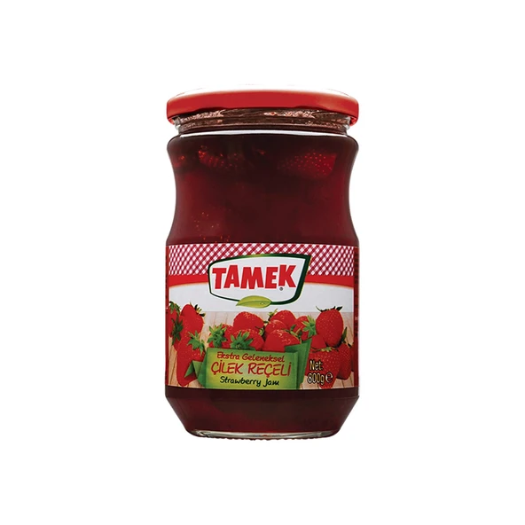 Tamek Çilek Reçeli 800 gr Ekstra Geleneksel x 2 Adet - 2
