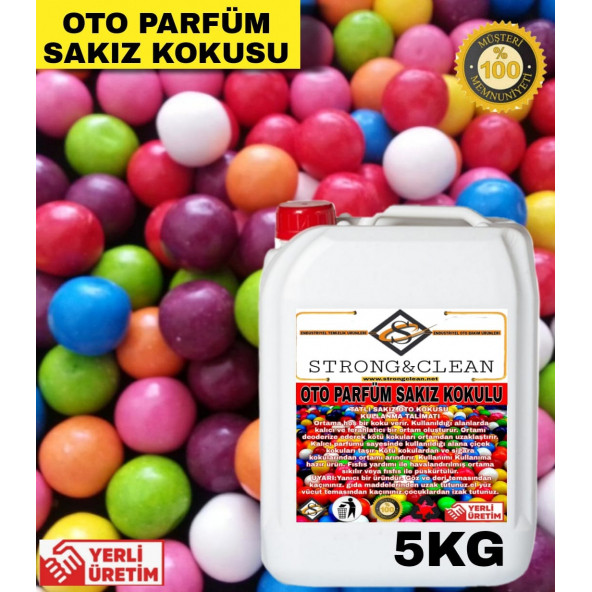 Oto Parfüm Sakız Kokulu 5KG