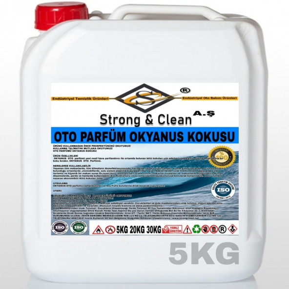 Oto Parfüm Okyanus Kokulu 5KG