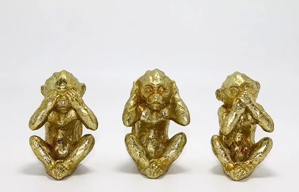 Polyester 3 Maymun  019-803 ürün görseli