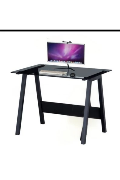 anka design  Gemini Camlı Bilgisayar Masası - 2