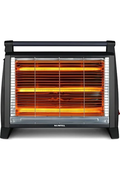 Luxell Lx-2832 Deluxe Soba Tipi Siyah Isıtıcı 1500W