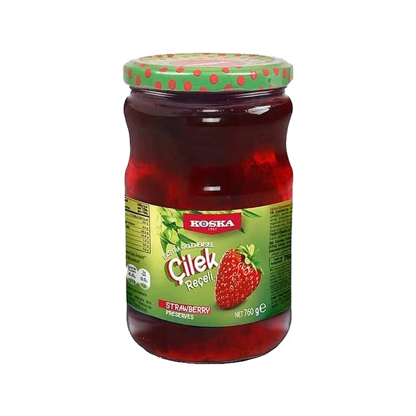 Koska Çilek Reçeli 760 gr Ekstra Geleneksel x 2 Adet - 2